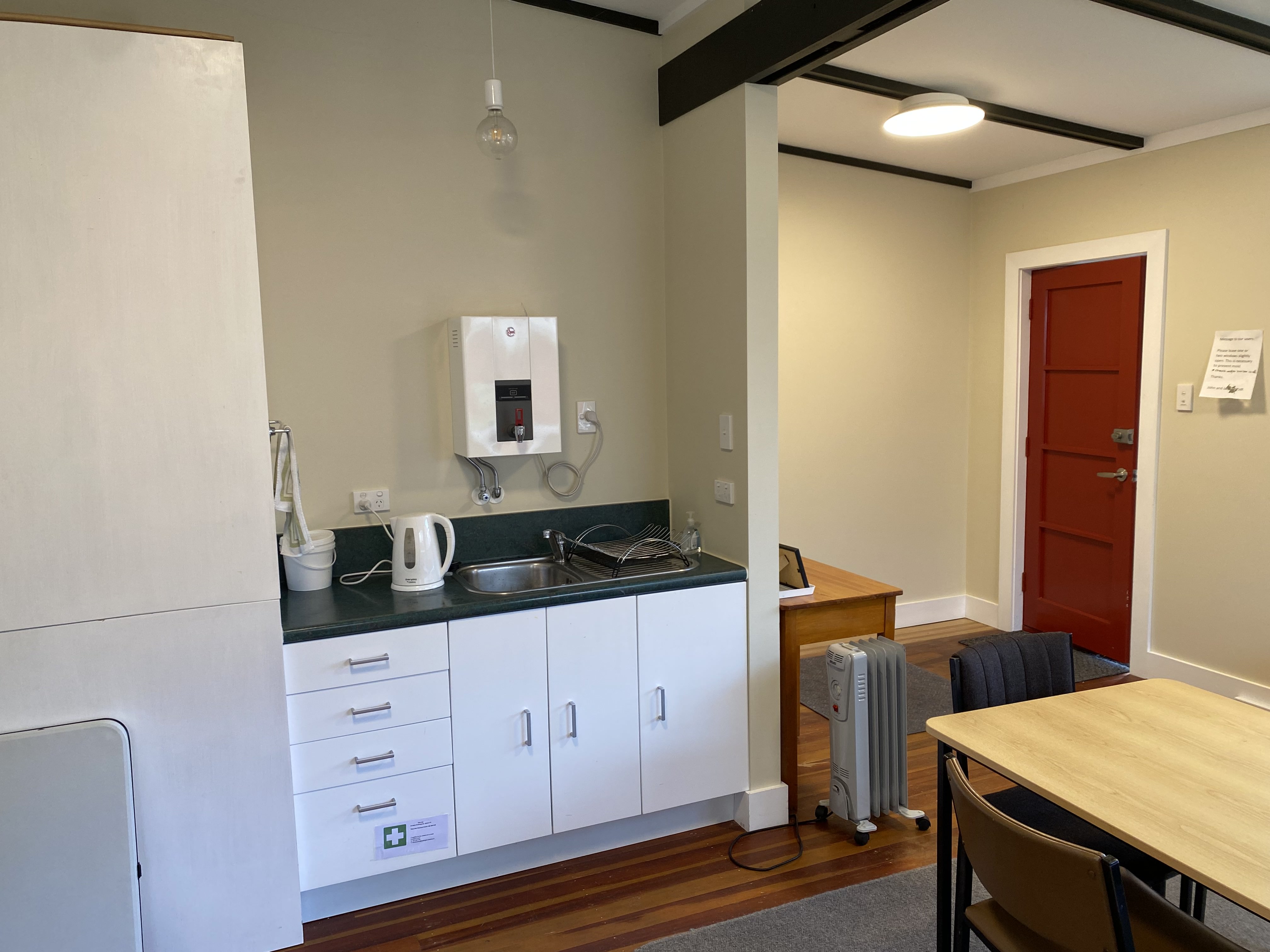 A kitchenette