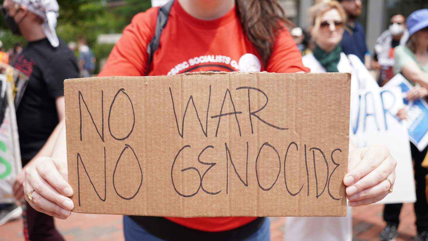 poster No War, No Genocide