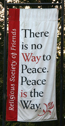 peace banner