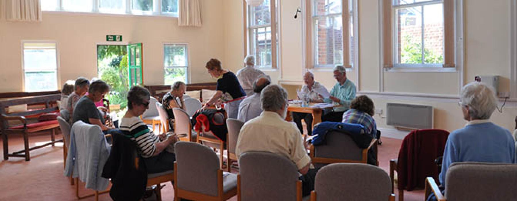 Quaker business meeting