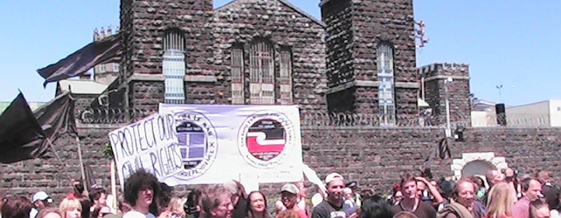 Protest at Mt. Eden Prison