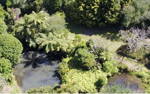 Ariel view of the Garden of Peace