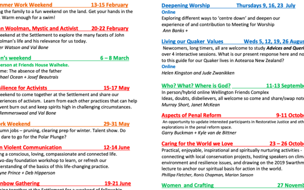 Seminars program 2026